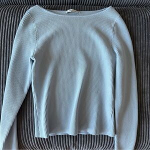 Abercrombie & Fitch Light Blue ottoman Sweater